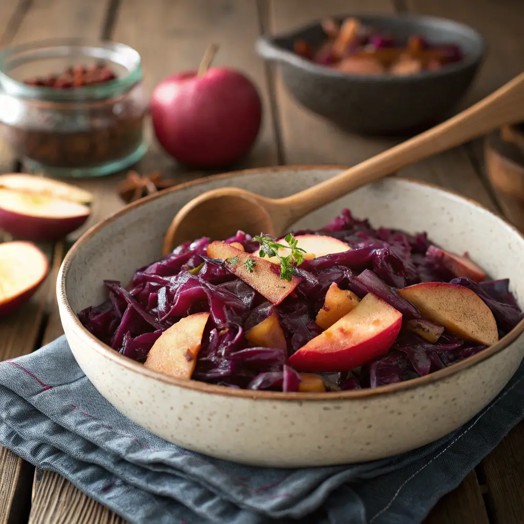 Recette alsacienne chou rouge aux pommes délicieuse
